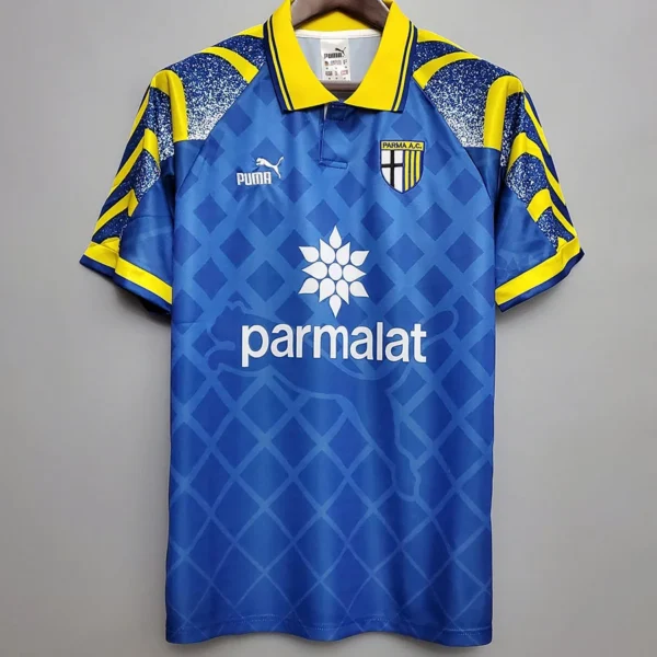 Parma 1995/97 Retro Jersey Fan Version - Front View Parma 1995/97 Retro Jersey Fan Version - Front View | KFCOOL