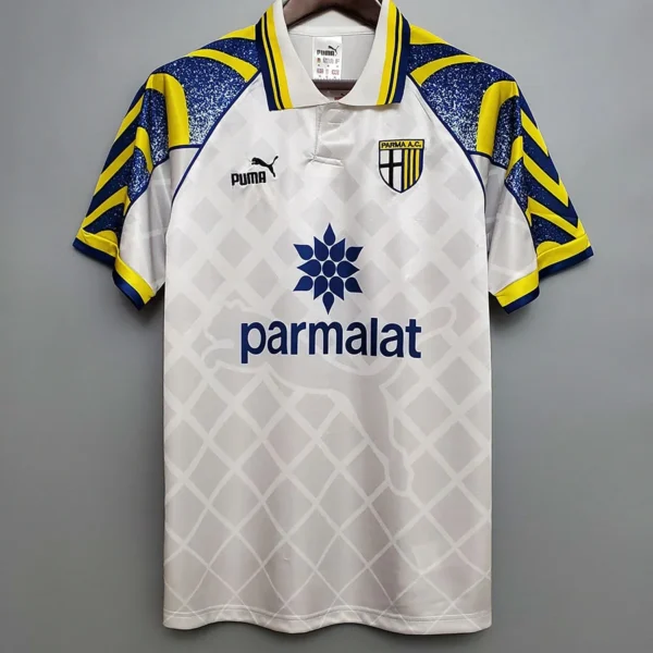 Parma 1995/97 Retro White Jersey Fan Version - Front View Parma 1995/97 Retro White Jersey Fan Version - Front View | KFCOOL