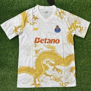 Porto 2025/26 White Special Edition Training Shirt - Front View Porto 2025/26 White Special Edition Training Shirt - Front View | KFCOOL