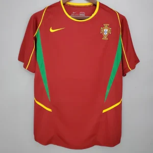 Portugal 2002/03 Retro Home Jersey Fan Version - Front View Portugal 2002/03 Retro Home Jersey Fan Version - Front View | KFCOOL