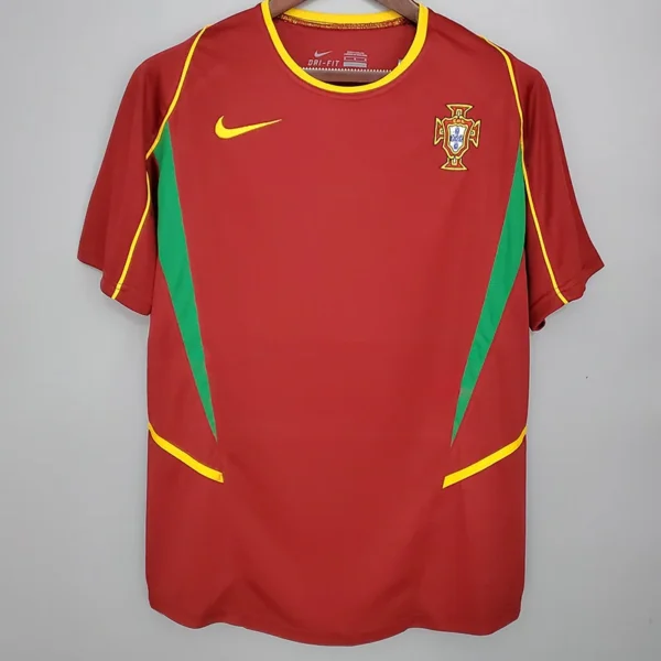 Portugal 2002/03 Retro Home Jersey Fan Version - Front View | KFCOOL