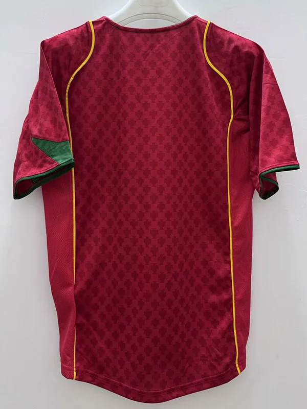 Portugal 2004/05 Retro Home Jersey Fan Version - Back View Portugal 2004/05 Retro Home Jersey Fan Version - Back View | KFCOOL