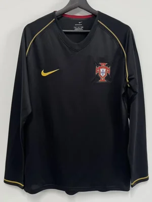 Portugal 2006/07 Retro Away Long Sleeve Jersey Fan Version - Front View | KFCOOL