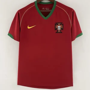 Portugal 2006/07 Retro Home Jersey Fan Version - Front View | KFCOOL