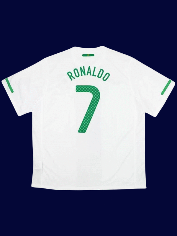 Cristiano Ronaldo #7 Portugal 2010/11 Retro Away Jersey Fan Version - Back View | KFCOOL