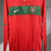 Portugal 2010/11 Retro Home Long Sleeve Jersey Player Version - Front View | KFCOOL