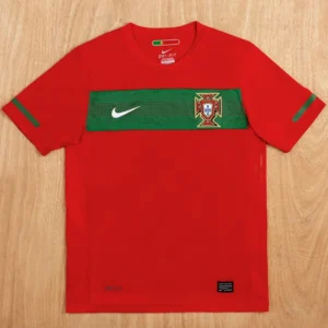 Portugal 2010/11 Retro Home Jersey Fan Version - Front View | KFCOOL