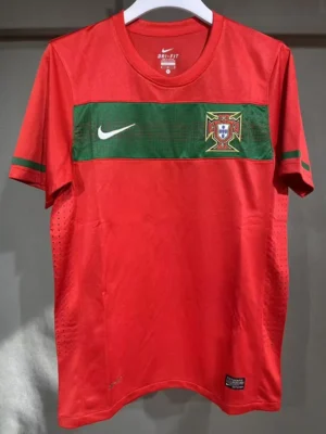 Portugal 2010/11 Retro Home Jersey Player Version - Front View | KFCOOL