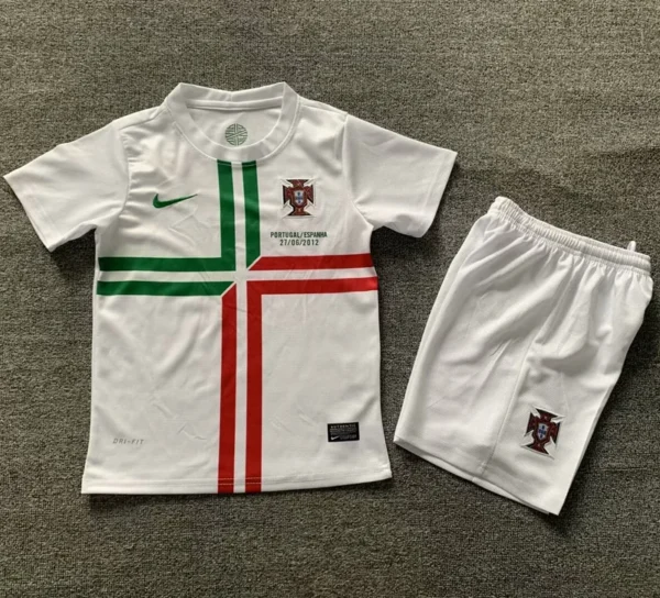 Portugal 2012/13 Retro Away Kids Kit Fan Version - Front View | KFCOOL