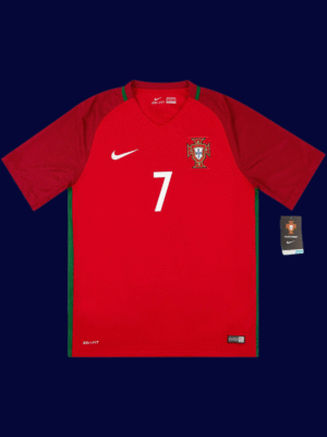Cristiano Ronaldo #7 Portugal 2016/17 Home Jersey Fan Version - Front View | KFCOOL