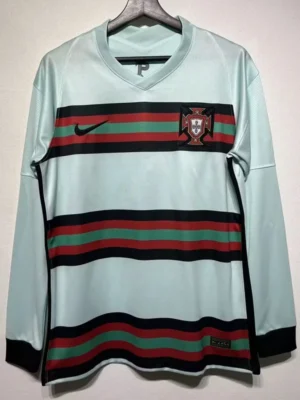 Portugal 2020/21 Away Long Sleeve Jersey Fan Version - Front View Portugal 2020/21 Away Long Sleeve Jersey Fan Version - Front View | KFCOOL
