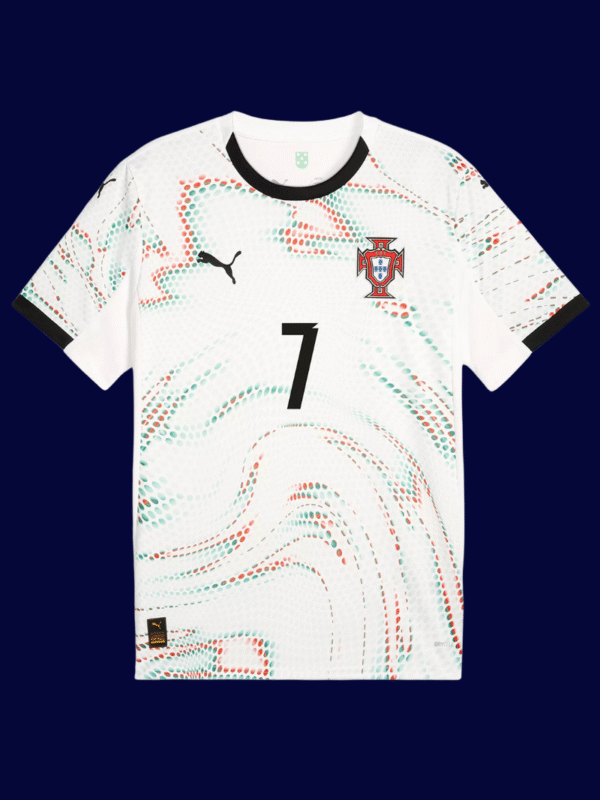 Cristiano Ronaldo #7 Portugal 2025/26 Away Jersey Fan Version - Front View | KFCOOL