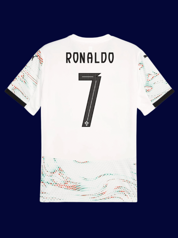 Cristiano Ronaldo #7 Portugal 2025/26 Away Jersey Fan Version - Back View | KFCOOL