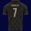 Cristiano Ronaldo #7 Portugal 2025/26 Black Special Edition Jersey Fan Version - Back View | KFCOOL