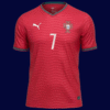 Cristiano Ronaldo #7 Portugal 2025/26 Home Jersey Fan Version - Front View Cristiano Ronaldo #7 Portugal 2025/26 Home Jersey Fan Version - Front View | KFCOOL