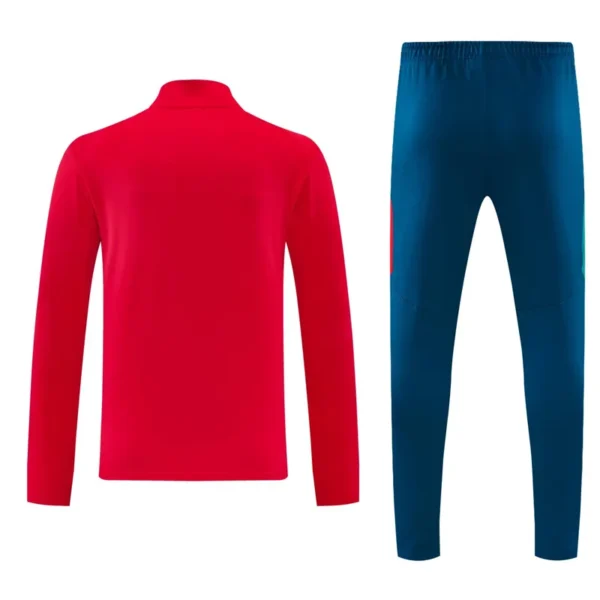 Portugal 2026/27 Red Half Pull Tracksuit - Back View - KFCool – Football Jerseys & Soccer Kits Store Portugal 2026/27 Red Half Pull Tracksuit - Back View | KFCOOL