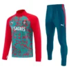 Portugal 2026/27 Red Green Half Pull Tracksuit - Front View - KFCool – Football Jerseys & Soccer Kits Store Portugal 2026/27 Red Green Half Pull Tracksuit - Front View | KFCOOL