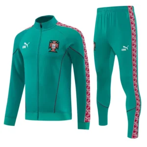 Portugal 2026/27 Green Red Jacket Tracksuit - Front View Portugal 2026/27 Green Red Jacket Tracksuit - Front View | KFCOOL