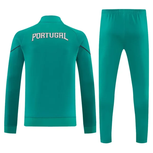 Portugal 2026/27 Green Red Jacket Tracksuit - Back View - KFCool – Football Jerseys & Soccer Kits Store Portugal 2026/27 Green Red Jacket Tracksuit - Back View | KFCOOL