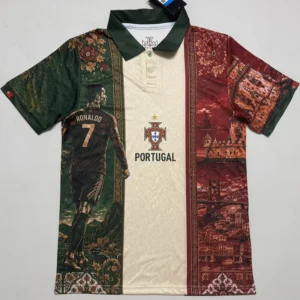 Portugal 2026/27 Green Special Edition Polo Shirt - Front View Portugal 2026/27 Green Special Edition Polo Shirt - Front View | KFCOOL