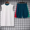 Portugal 2026/27 White Sleeveless Shorts - Back View Portugal 2026/27 White Sleeveless Shorts - Back View | KFCOOL