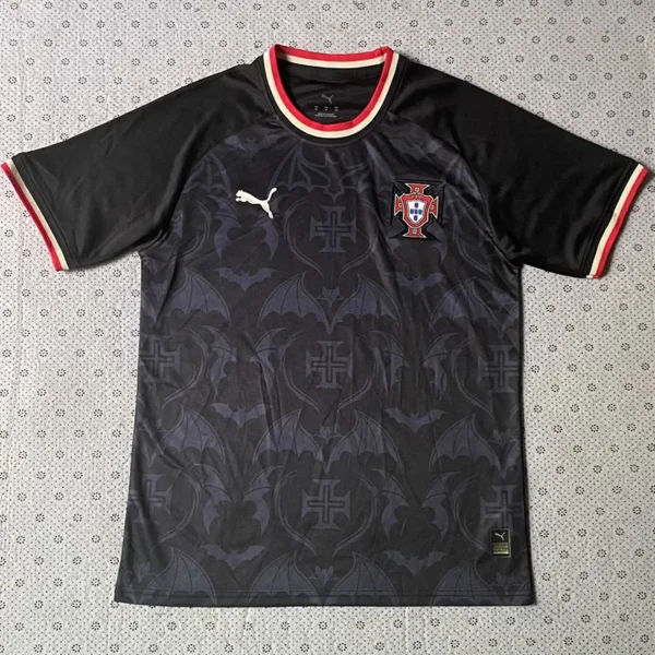 Portugal 2026/27 Black Special Edition Training Shirt Fan Version - Front View | KFCOOL