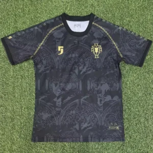 Portugal 2026/27 Black Grey Special Edition Training Shirt Fan Version - Front View Portugal 2026/27 Black Grey Special Edition Training Shirt Fan Version - Front View | KFCOOL