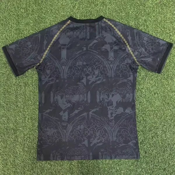 Portugal 2026/27 Black Grey Special Edition Training Shirt Fan Version - Back View | KFCOOL