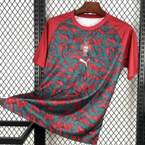 Portugal 2026/27 Red Training Shirt Fan Version - Front View Portugal 2026/27 Red Training Shirt Fan Version - Front View | KFCOOL
