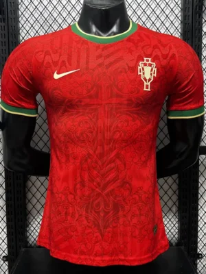 Portugal 2026/27 Red Special Edition Training Shirt Player Version - Front View Portugal 2026/27 Red Special Edition Training Shirt Player Version - Front View | KFCOOL