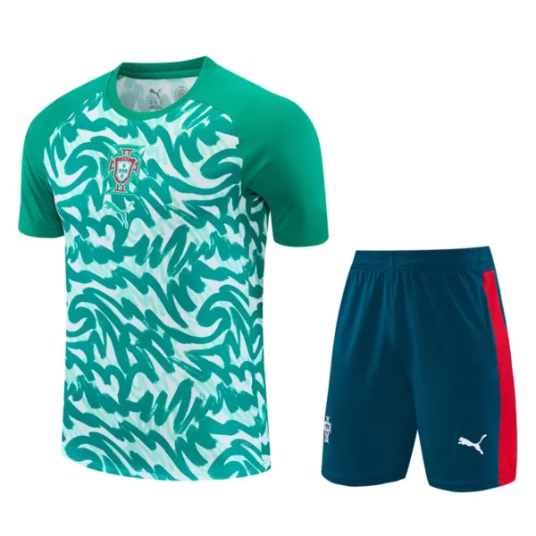Portugal 2026/27 Training Short Suit - Front View Portugal 2026/27 Training Short Suit - Front View | KFCOOL