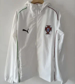 Portugal 2026/27 White Windbreaker - Front View | KFCOOL