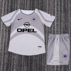 PSG 2001/02 Retro Away Kids Kit Fan Version - Front View PSG 2001/02 Retro Away Kids Kit Fan Version - Front View | KFCOOL