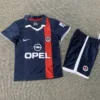 PSG 2001/02 Retro Home Kids Kit Fan Version - Front View PSG 2001/02 Retro Home Kids Kit Fan Version - Front View | KFCOOL