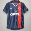 PSG 2001/02 Retro Home Jersey Fan Version - Front View | KFCOOL