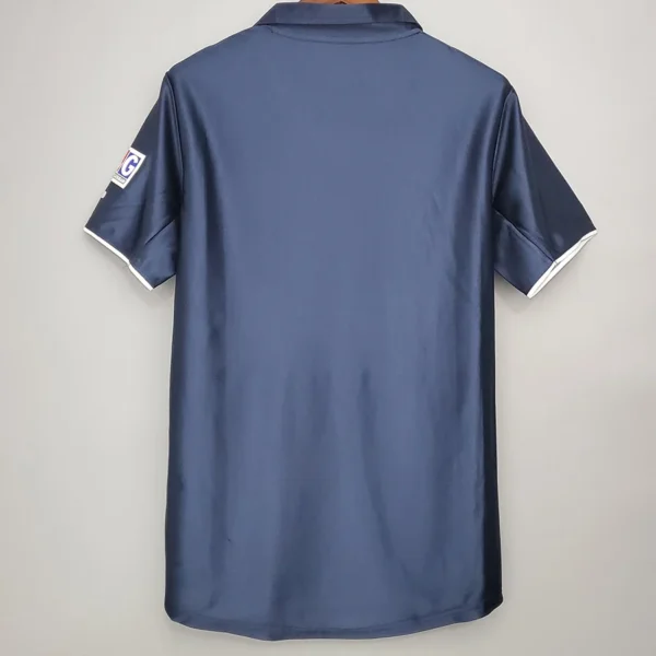 PSG 2001/02 Retro Home Jersey Fan Version - Back View | KFCOOL