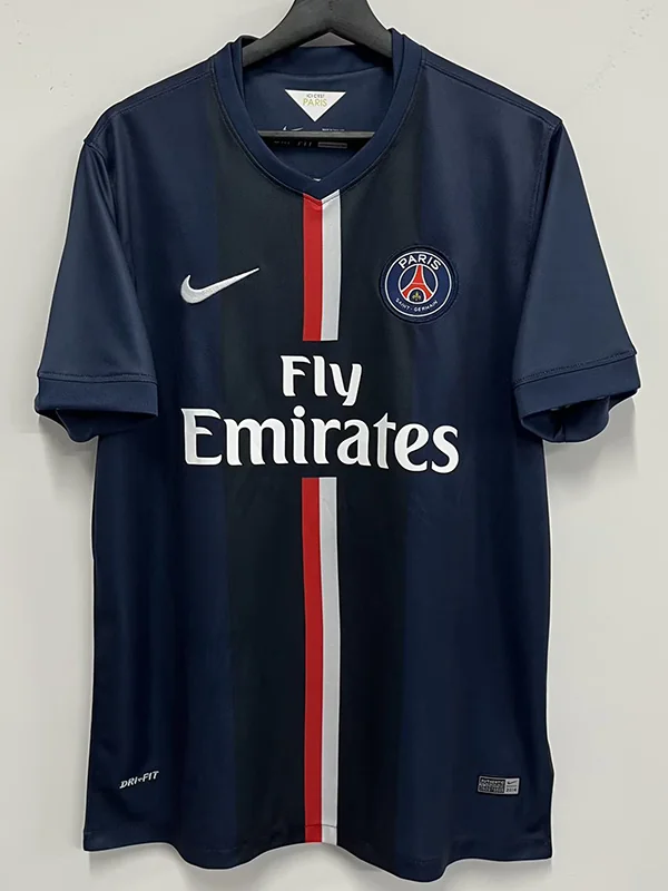 PSG 2014/15 Retro Home Jersey Fan Version - Front View | KFCOOL