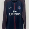 PSG 2017/18 Home Long Sleeve Jersey Fan Version - Front View | KFCOOL