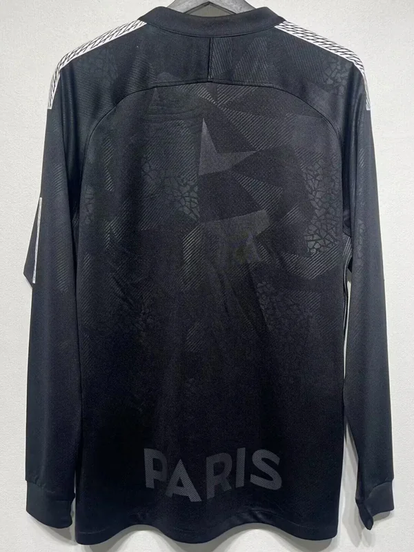 PSG 2017/18 Third Long Sleeve Jersey Fan Version - Back View | KFCOOL