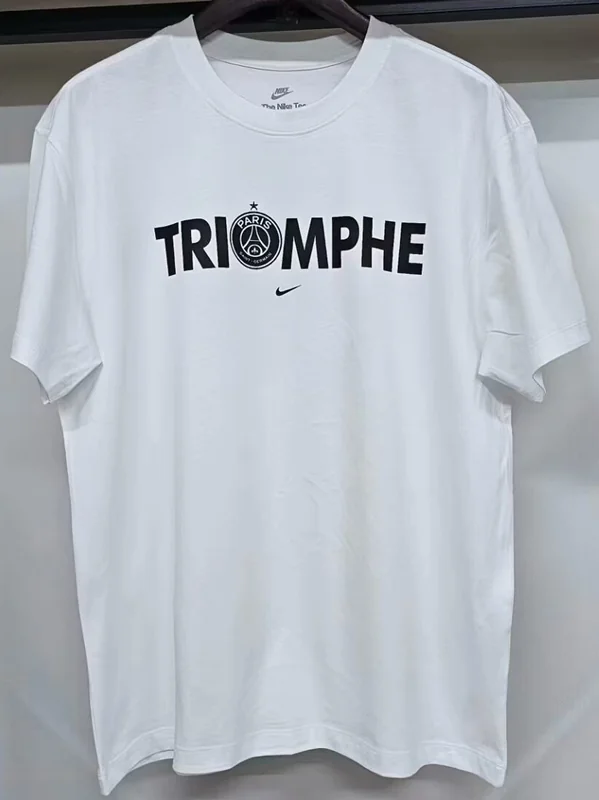 PSG 2025 White T-Shirt - Back View | KFCOOL