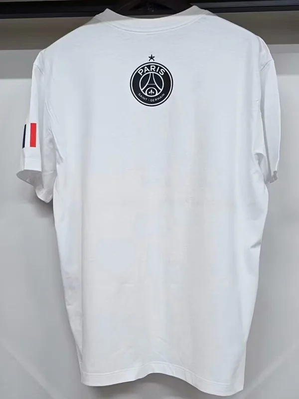 PSG 2025 White T-Shirt - Detail View 3 | KFCOOL