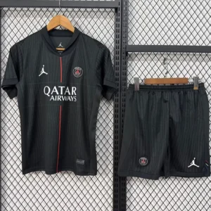 PSG 2025/26 Fourth Kids Kit Fan Version - Front View PSG 2025/26 Fourth Kids Kit Fan Version - Front View | KFCOOL