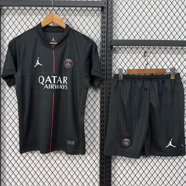 PSG 2025/26 Fourth Kids Kit Fan Version - Front View | KFCOOL