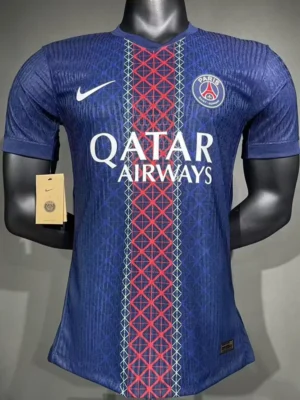 PSG 2025/26 Home Navy Jersey Player Version - Front View PSG 2025/26 Home Navy Jersey Player Version - Front View | KFCOOL