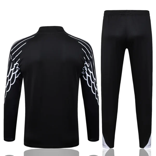 PSG 2025/26 Black Half Pull Tracksuit - Back View | KFCOOL