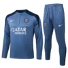 PSG 2025/26 Grey Half Pull Tracksuit - Front View - KFCool – Football Jerseys & Soccer Kits Store PSG 2025/26 Grey Half Pull Tracksuit - Front View | KFCOOL