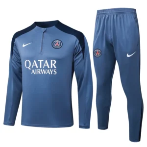 PSG 2025/26 Grey Half Pull Tracksuit - Front View PSG 2025/26 Grey Half Pull Tracksuit - Front View | KFCOOL