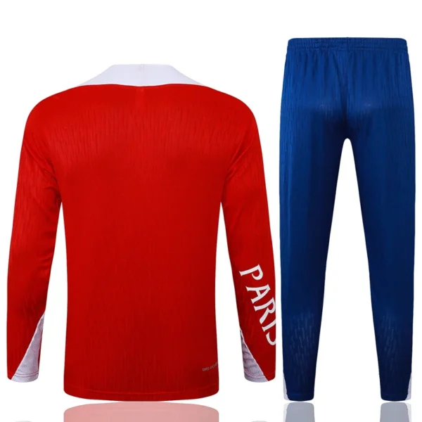 PSG 2025/26 Red Half Pull Tracksuit - Back View - KFCool – Football Jerseys & Soccer Kits Store PSG 2025/26 Red Half Pull Tracksuit - Back View | KFCOOL