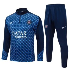 PSG 2025/26 Sky Blue Half Pull Tracksuit - Front View PSG 2025/26 Sky Blue Half Pull Tracksuit - Front View | KFCOOL