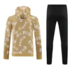 PSG 2025/26 Yellow Hoodie Tracksuit - Back View - KFCool – Football Jerseys & Soccer Kits Store PSG 2025/26 Yellow Hoodie Tracksuit - Back View | KFCOOL